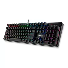 Teclado Usb Mecanico Dragon Rojo Gamer Soul Switch Blue Pc