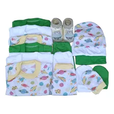 Pack Ajuar De Bebe Niño Y Niña Con Calcetines 3d Ropa Bebe