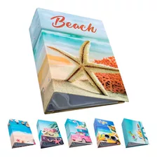 Album Fotografico 500 Fotos 10x15 - Viagem Europa Usa Brasil Cor Beach Modelo