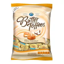 Bala Butter Toffees Recheada Coco Arcor 100g
