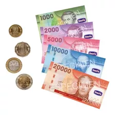 Pack De 10 Set De Monedas Y Billetes 