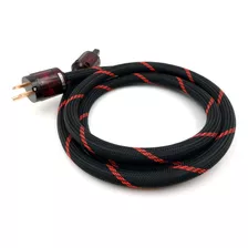 Waudio 10 Awg Hi-end Hifi Audio Cable De Alimentación De Ca