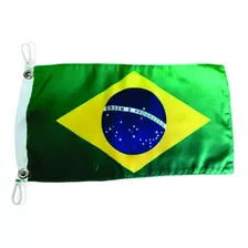 Bandeira Do Brasil Uso Barcos Lanchas Antenas Mastros 20x33