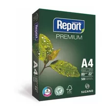 Caja De 5 Resmas A4 80gr 500 Hojas Report Premium