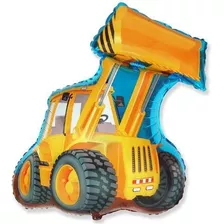 Globo De Construccion Retroexcavadora Tractor Amarillo Jumbo