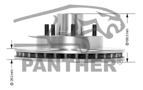 Disco Panther Dpc1008 Del Gmc Jimmy T15 1983 Foto 4