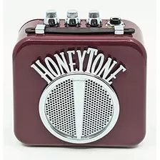 Mini Amplificador Honeytone, Color Burdeos