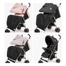 Coche Baston Plegable Con Cobertor Babykits Color Gris Color Del Chasis Plomo