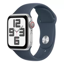 Apple Watch S E Silver 2ª Ger 40mm S Blue Gps + Celular + Nf