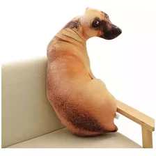 Almofada Pelucia Cachorro Caramelo 60 Cm Meme Pegadinha Dog