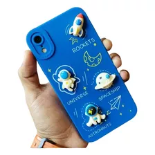 Funda Astronauta Nasa Cohete Planeta 3d Xiaomi Redmi + Mica