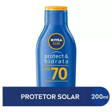 Protetor Solar Nivea Sun Protect E Hidrata Fps70 200ml