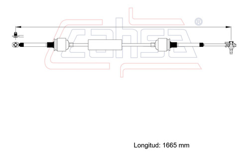 Cable Selector De Velocidades Para Pontiac Fiero 2.5l 1986 Foto 2