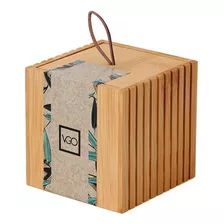 Caja Organizador Bambu Alhajero Maquillaje Baño Decoración