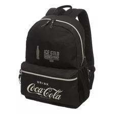 Mochila Feminina Coca-cola Bag Color Trend 210040 Cor Bordô/preto