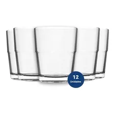 Set X 12 Vaso Vidrio Rigolleau Pekin 350ml