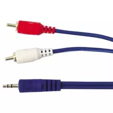 Cable 3,5mm Estereo A 2 Rca 8mts L4563-8 Audio Sonic
