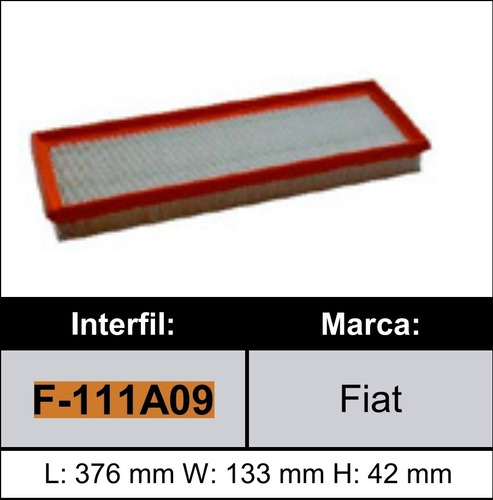 Filtro Aire Fiat 500 1.4 Litros 2012-3019  Purolator Ta16183 Foto 3