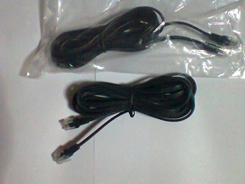 Cable Telefonico Con Conector Rj.11 -importado- 3mts.