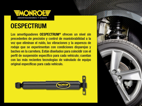 2 Struts Suspensin Gas Oespectrum Del Mazda 3 14-18 Monroe Foto 5