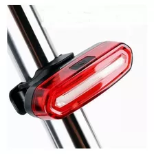 Lanterna Traseira Bike Led 6 Modos Recarregável Prova Dágua 