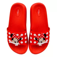 Sandalia Slide Disney Minnie Mouse Para Dama