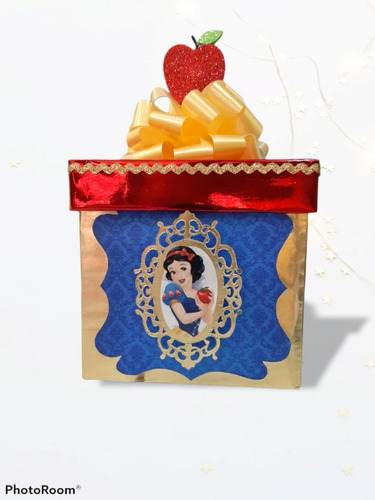 Caja De Regalo Personalizada Princesas De Disney