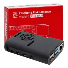 Kit Raspberry Pi 4 Pi4 Model B 2gb Fonte Case Cartão 16gb