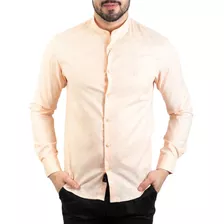 Camisa Linho Masculina Henley