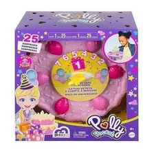 Polly Boneca E Playset Bolo De Aniversário - Mattel