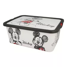 Caja Organizadora Juguetes Infantil Mickey 13 Lts Plástica