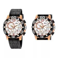 Reloj Lotus Para Hombre Color Rose Crono Elegante L/15535