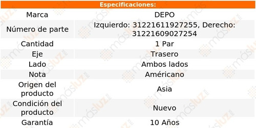 Kit Cuartos Infiniti Qx70 12/16 Depo Foto 4