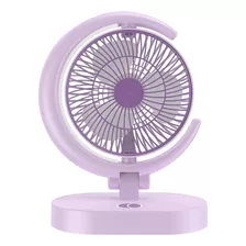 Mini Ventilador De Mesa, Rotación De Ajuste, Recargable, Fg