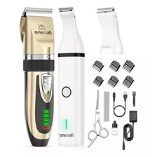 Dog Clippers And Dog Paw Trimmer Kit 2 In 1 Low Noise C...