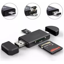 Kit Adaptador Usb C 3 En 1 - Lector De Memoria Sd - Otg Pc