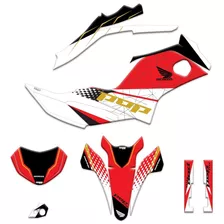 Kit Adesivo Gráfico Honda Pop 110i Design 2023