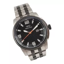 Reloj Williams Hombre Wix73 Analógico Malla Metal Calendario