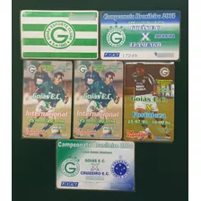 6 Ingressos De Futebol Do Time Do Goiás. Colecionáveis.