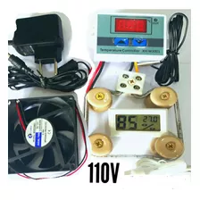 Kit Para Chocadeira 110v Termostato,resist,110v, Cooler,medi