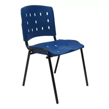 Cadeira De Escritório Confort Fixa Plástica Empilhável