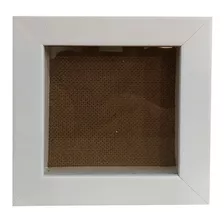 Moldura Caixa Alta Com Vidro 15x15 Com Profundidade