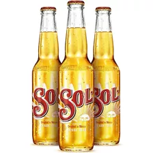 Cerveza Sol A Botella 330 Cc( 3 Unidades )-super