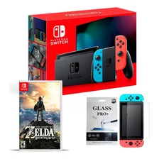 Nintendo Switch + Zelda Botw + Vidrio Templado, Macrotec