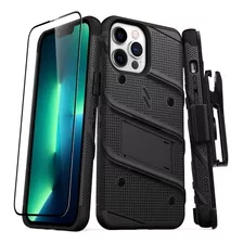 Funda Zizo Para iPhone 13 Pro Max-negro/negro