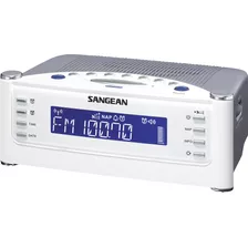 Sangean Rcr-22 Reloj Atómico Con Radio Digital De Sintoniz.