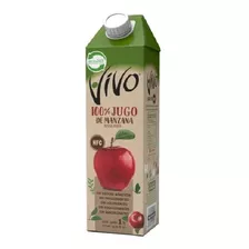 Jugo Vivo 100% Fruta,manzano O Pero 1 L (3 Unidades)-super 