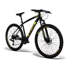 Bicicleta Alumínio Aro 29 Gts 21 Vel Freio A Disco Ride 19 C Cor Preto-amarelo Tamanho Do Quadro 19