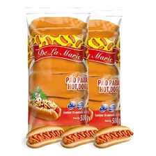 Pão Hot Dog Sem Zero Lactose Cachorro Quente 2 Pacotes 500g