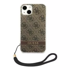 Case Con Strap Para iPhone 14 Pro Max Guess - Marron